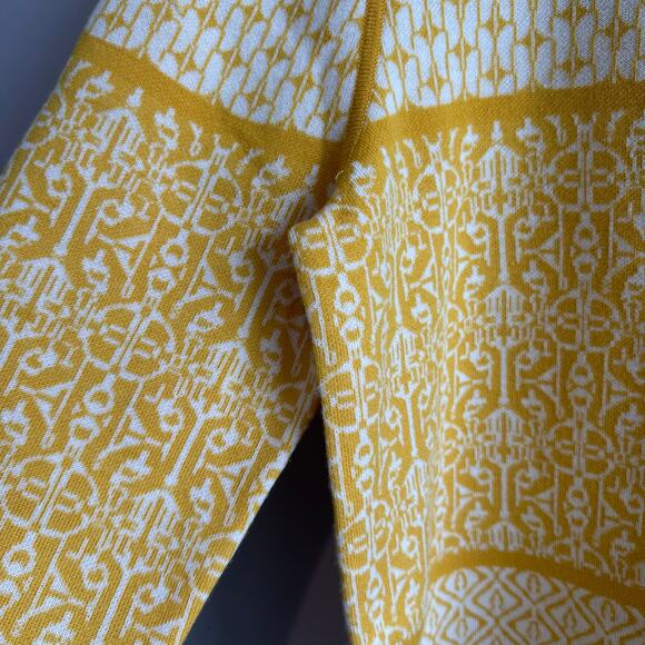 Peter Hahn Wool Blend Cardigan Yellow Danish 44 or US 14 - Picture 7 of 12